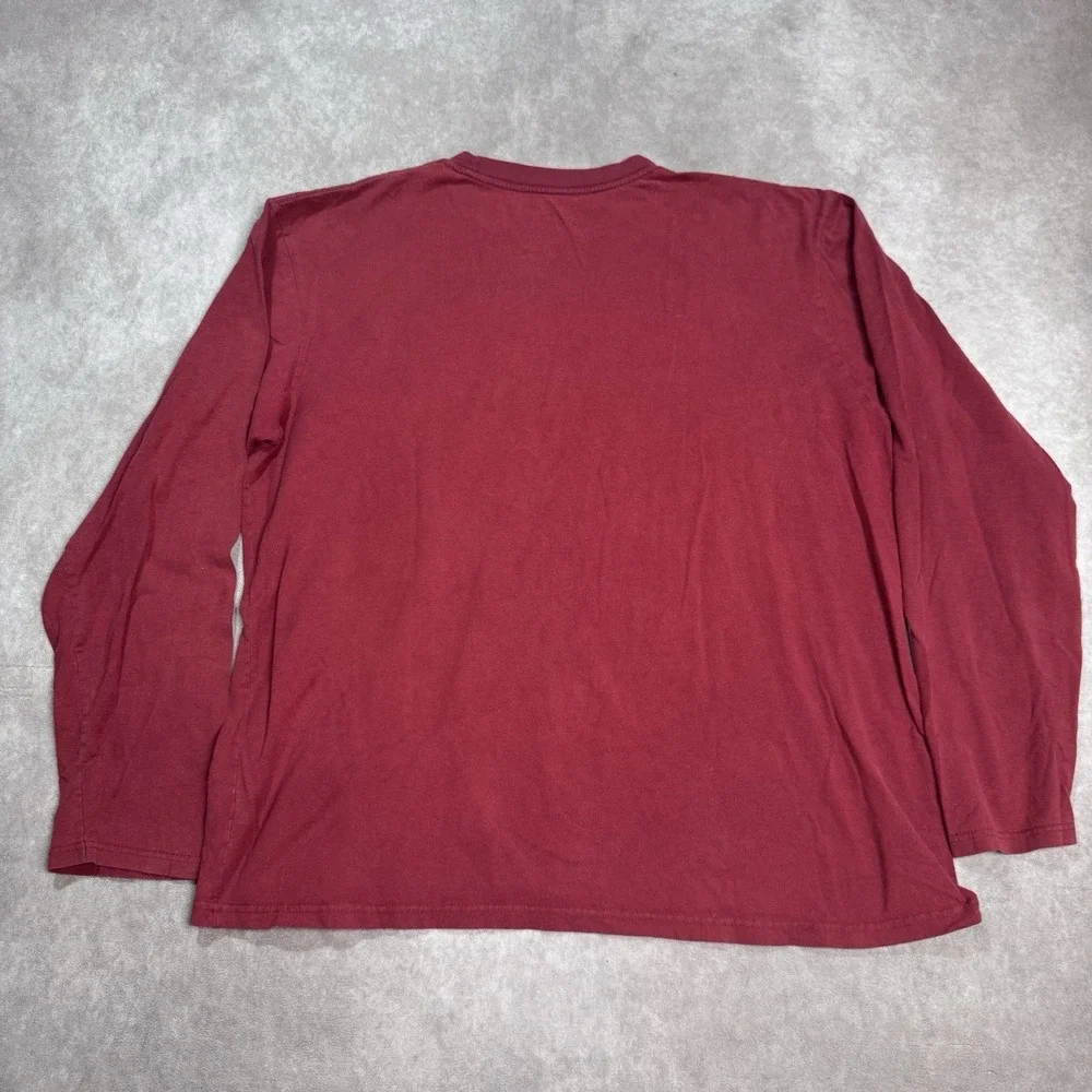Polo Jeans Ralph Lauren 1967 Football Graphic Long Sleeve Shirt Mens L FLAW*